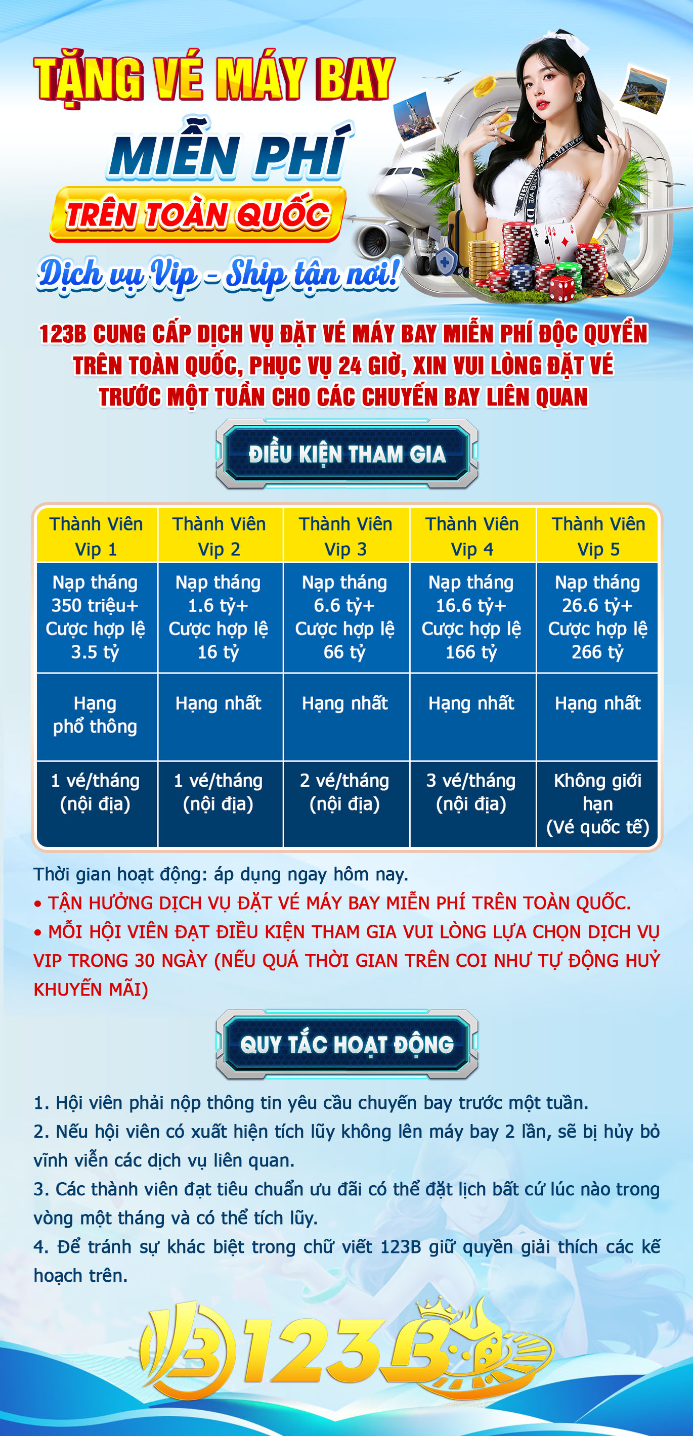 TẶNG VÉ MÁY BAY